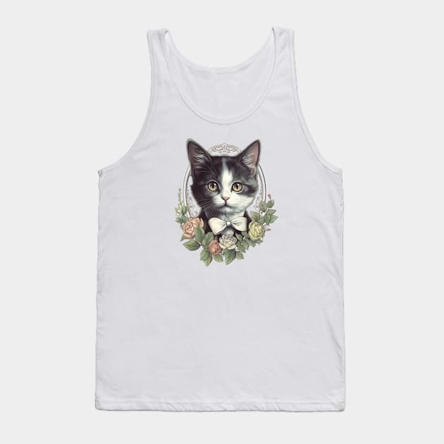 Gentleman Kitten Tank Top by Pet And Petal